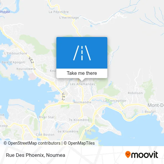 Rue Des Phoenix map