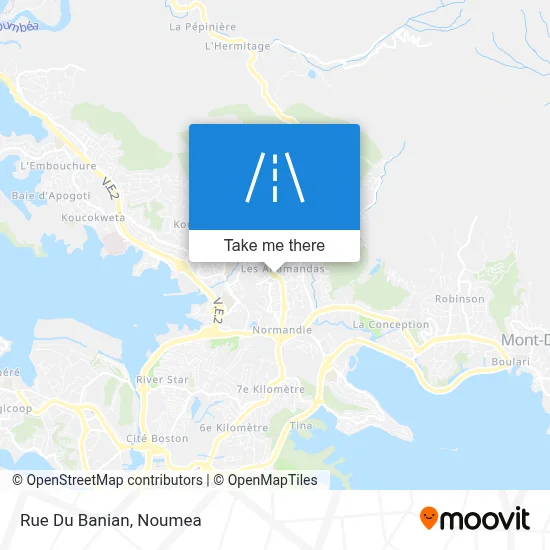Rue Du Banian map