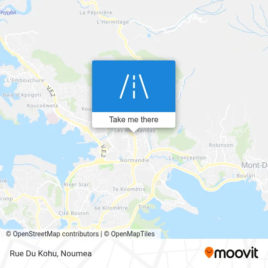 Rue Du Kohu map