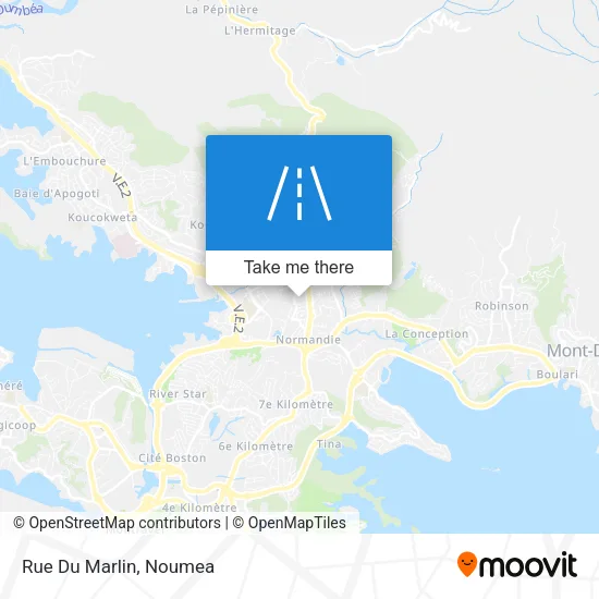 Rue Du Marlin map