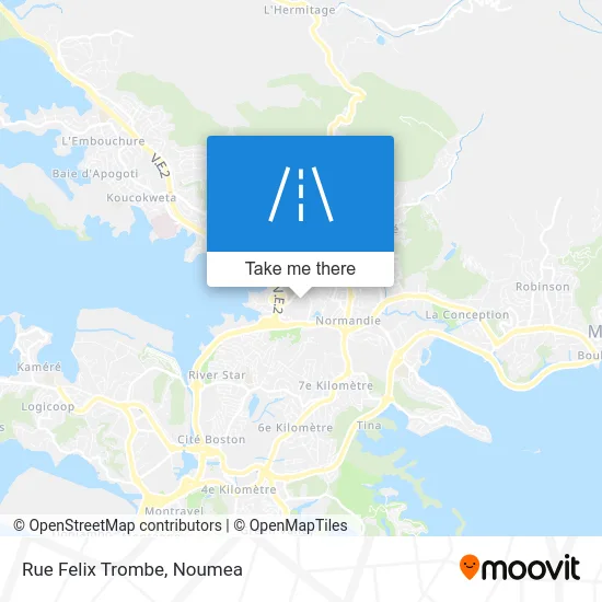 Rue Felix Trombe map