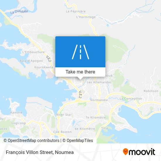 Rue François Villon map