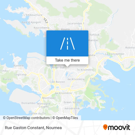 Rue Gaston Constant map