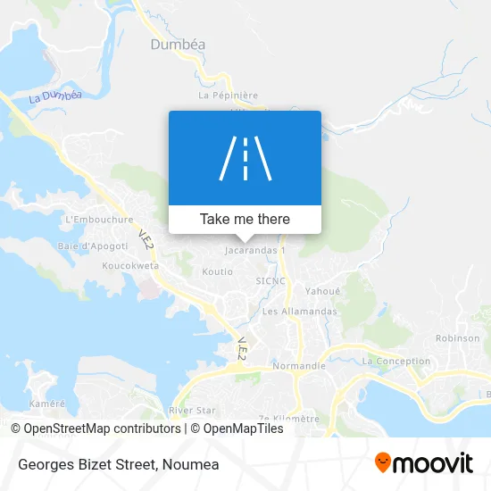 Rue Georges Bizet map