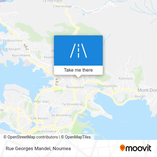 Rue Georges Mandel map