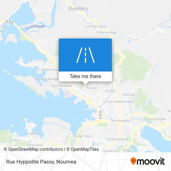 Rue Hyppolite Passy map