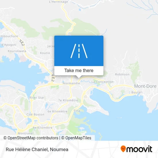 Rue Hélène Chaniel map