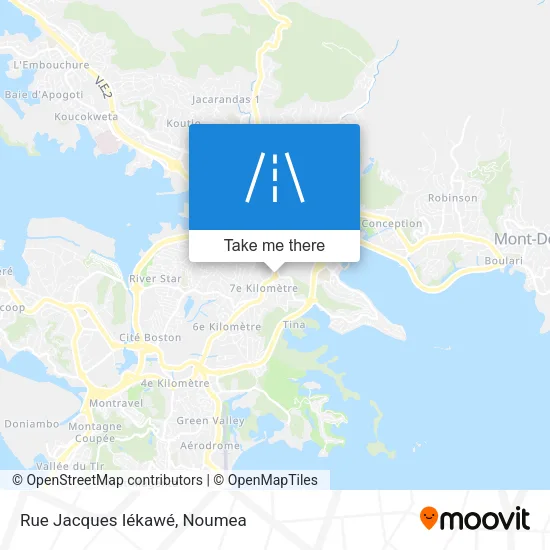 Rue Jacques Iékawé map