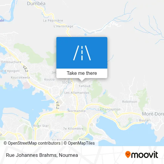 Rue Johannes Brahms map