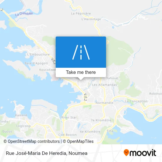 Rue José-Maria De Heredia map