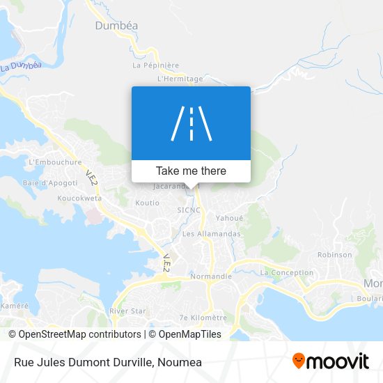 Rue Jules Dumont Durville map