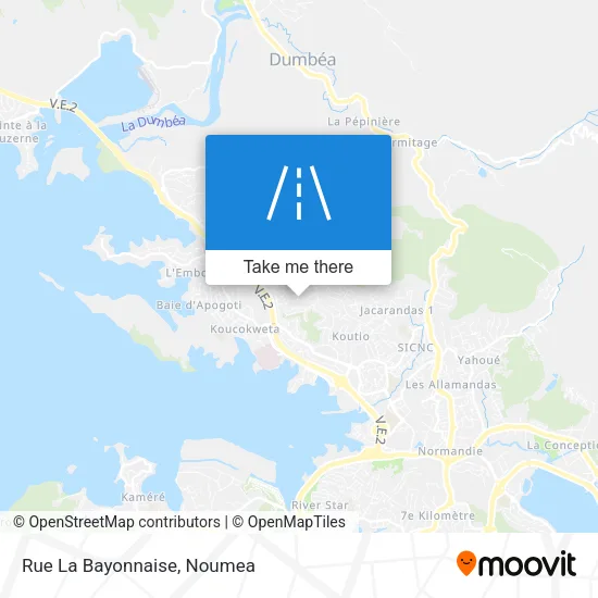 Rue La Bayonnaise map