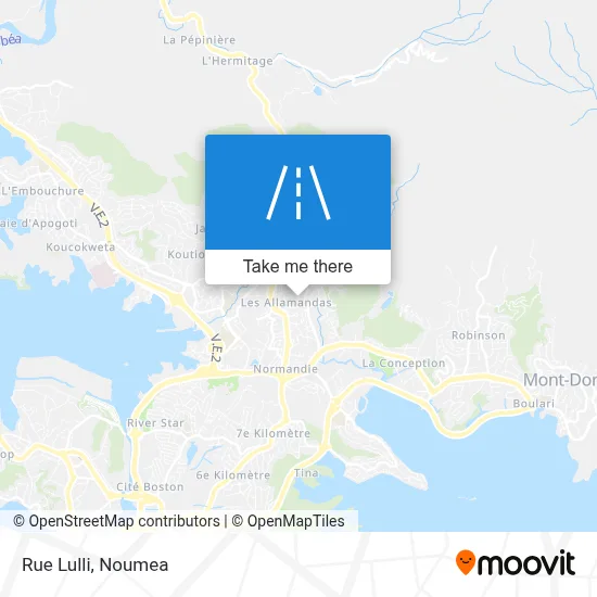 Rue Lulli map