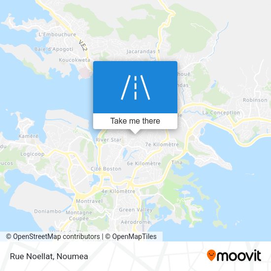 Rue Noellat map