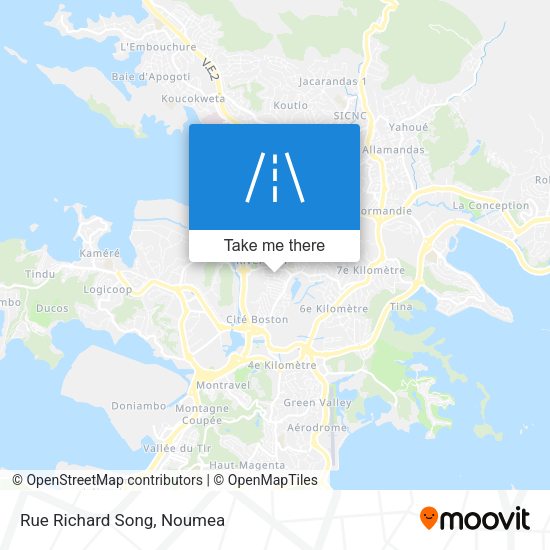 Rue Richard Song map