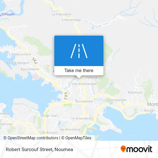 Rue Robert Surcouf map