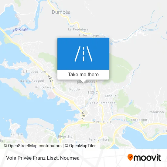 Voie Privée Franz Liszt map