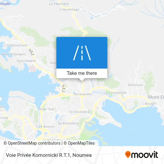 Voie Privée Komornicki R.T.1 map