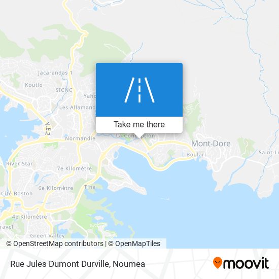 Rue Jules Dumont Durville map