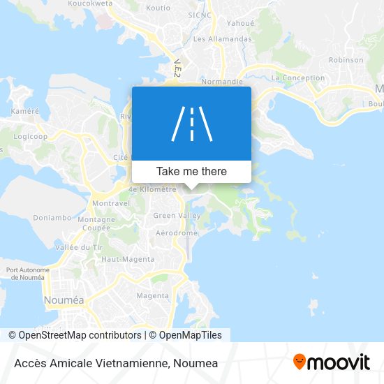 Accès Amicale Vietnamienne map
