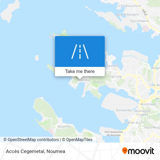 Accès Cegemetal map