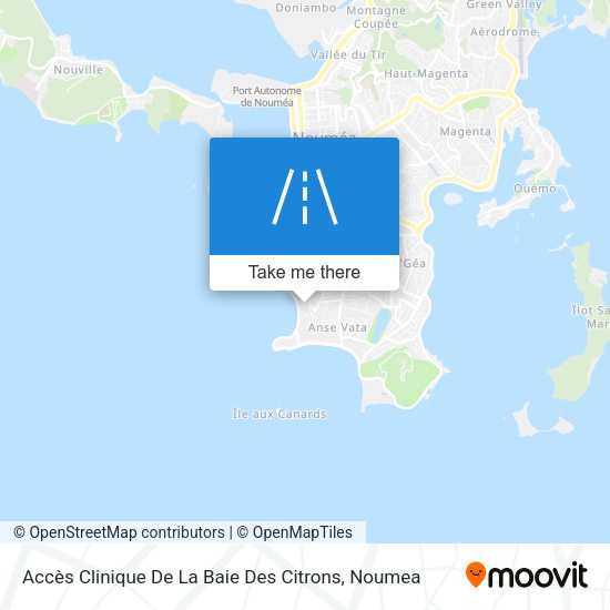 Accès Clinique De La Baie Des Citrons map