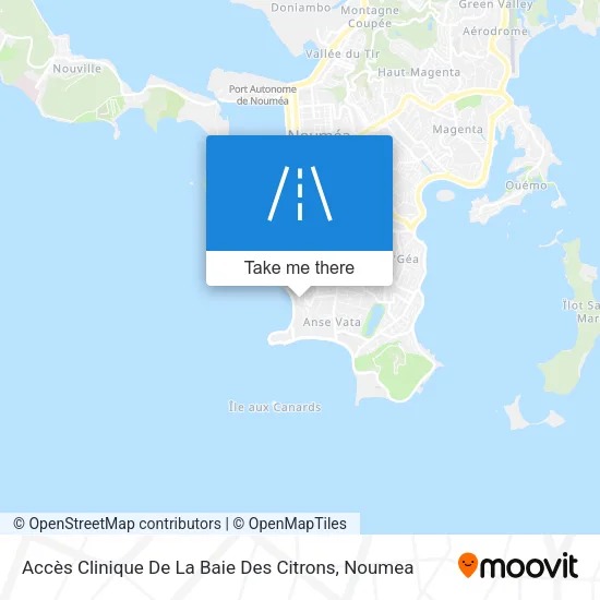 Accès Clinique De La Baie Des Citrons map