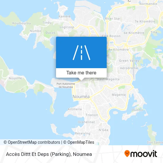 Accès Dittt Et Deps (Parking) map