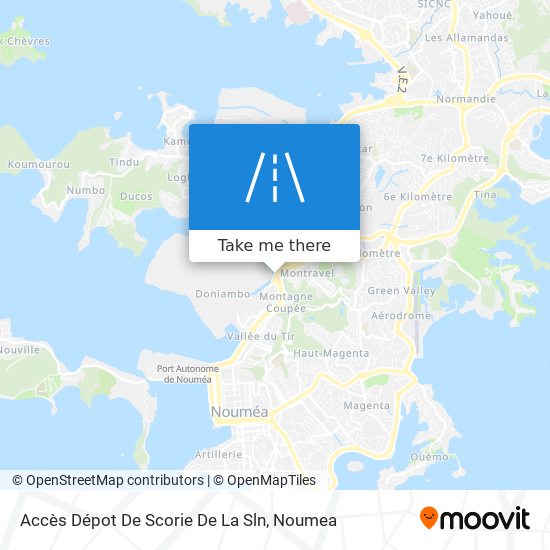 Accès Dépot De Scorie De La Sln map