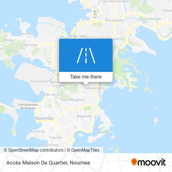Accès Maison De Quartier map