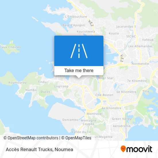 Accès Renault Trucks map