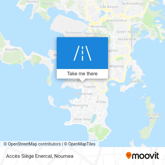 Accès Siège Enercal map