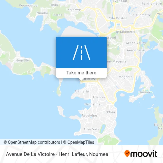 Avenue De La Victoire - Henri Lafleur map
