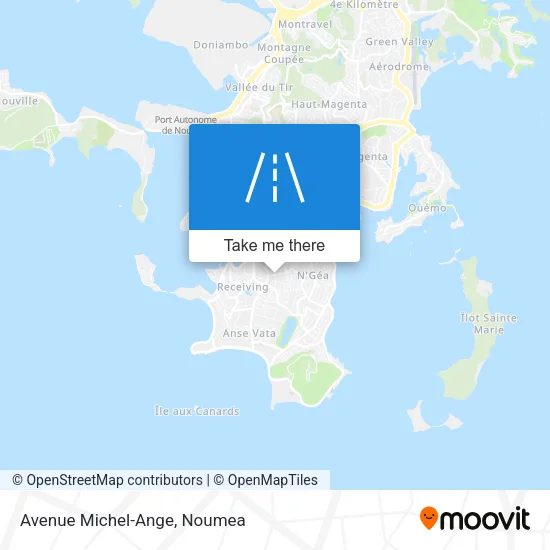 Avenue Michel-Ange map