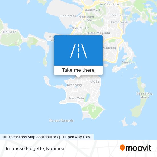 Impasse Elogette map