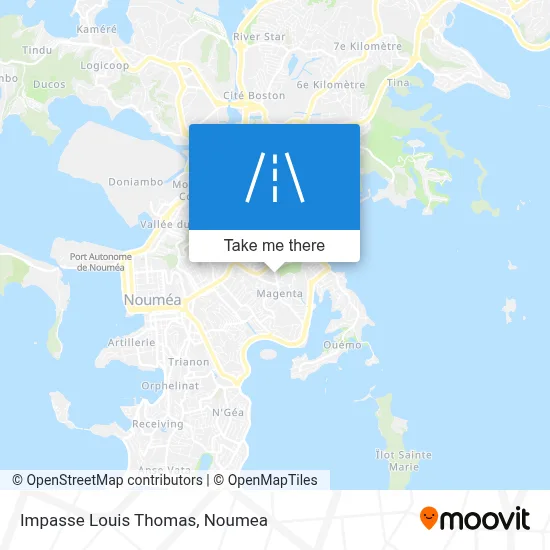 Impasse Louis Thomas map