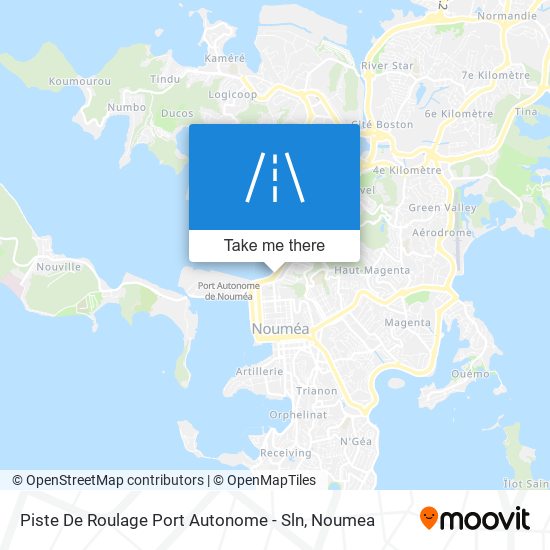 Piste De Roulage Port Autonome - Sln map
