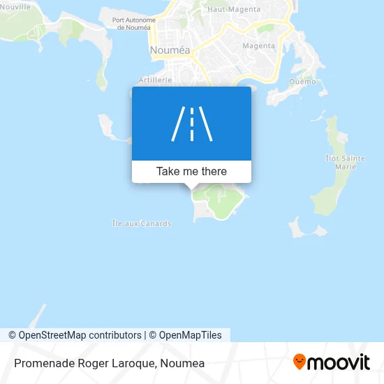Promenade Roger Laroque map