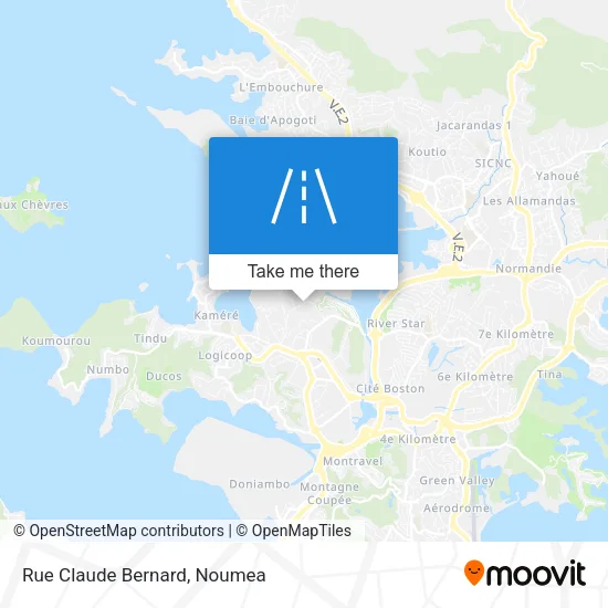 Rue Claude Bernard map