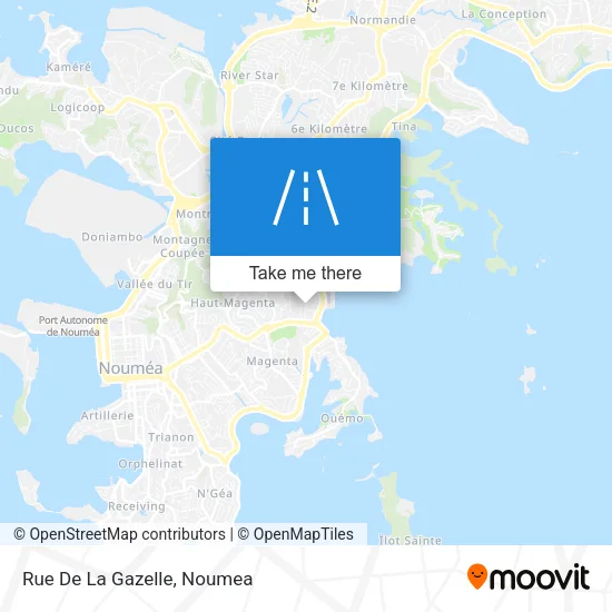 Rue De La Gazelle map