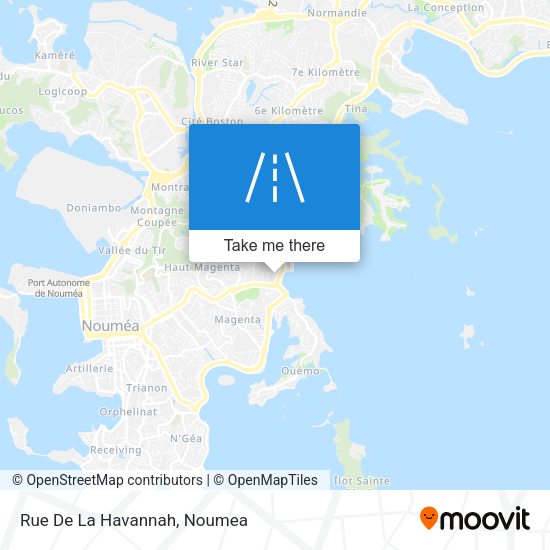 Rue De La Havannah map
