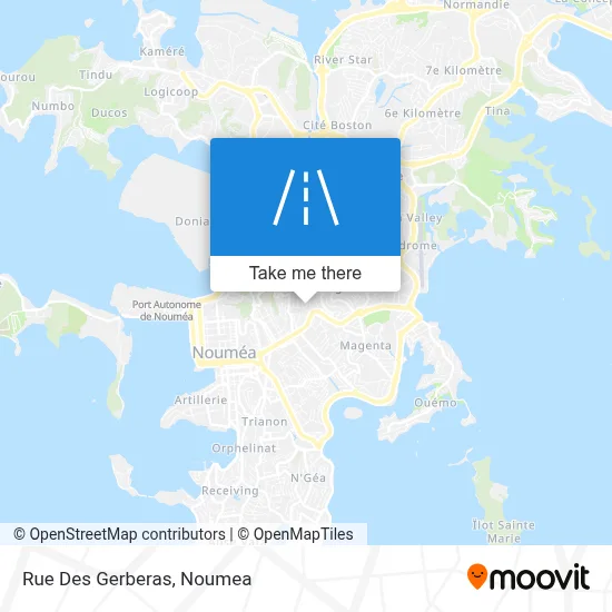 Rue Des Gerberas map