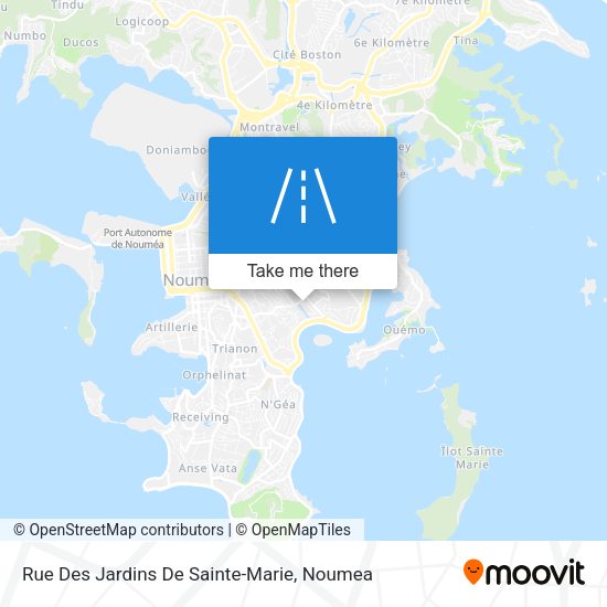 Rue Des Jardins De Sainte-Marie map