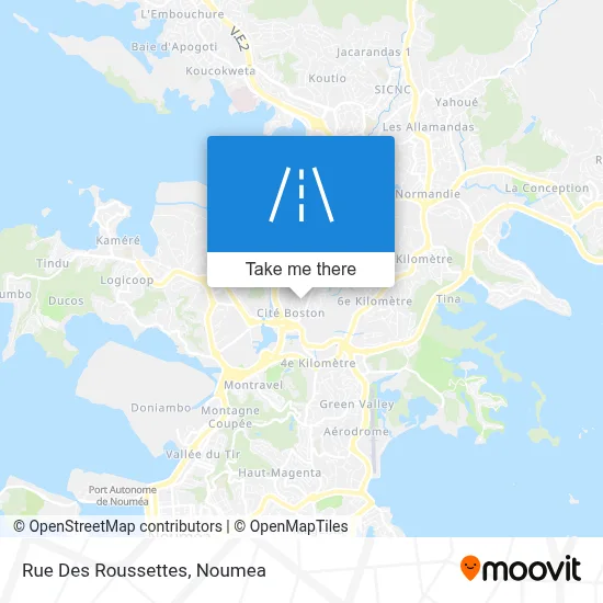 Rue Des Roussettes map