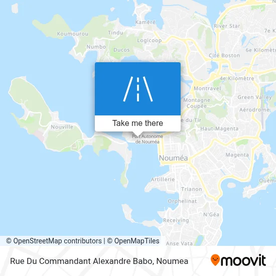 Rue Du Commandant Alexandre Babo map