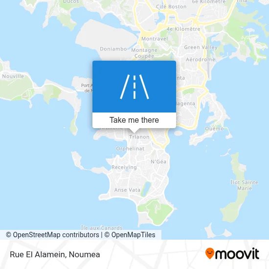 Rue El Alamein map