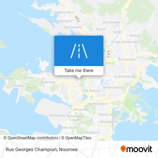 Rue Georges Champion map