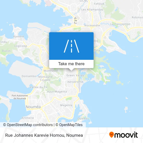 Rue Johannes Karevie Homou map