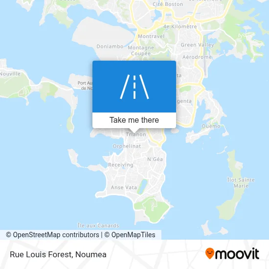 Rue Louis Forest map