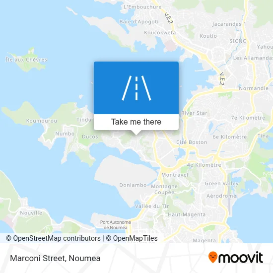 Rue Marconi map